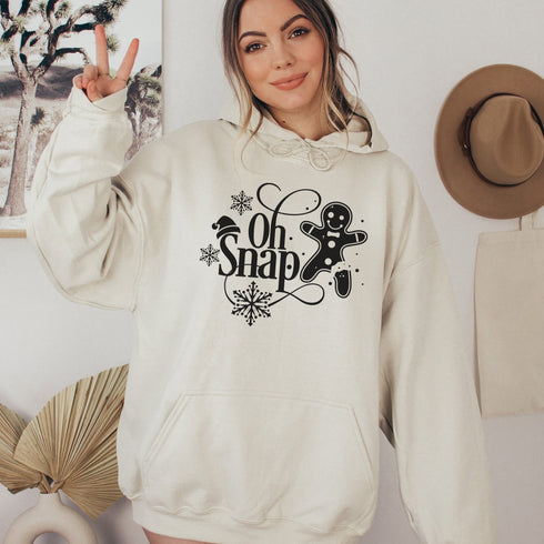 C & Win Sports Oh Snap Hoodie Sand / S - C & Win Sports